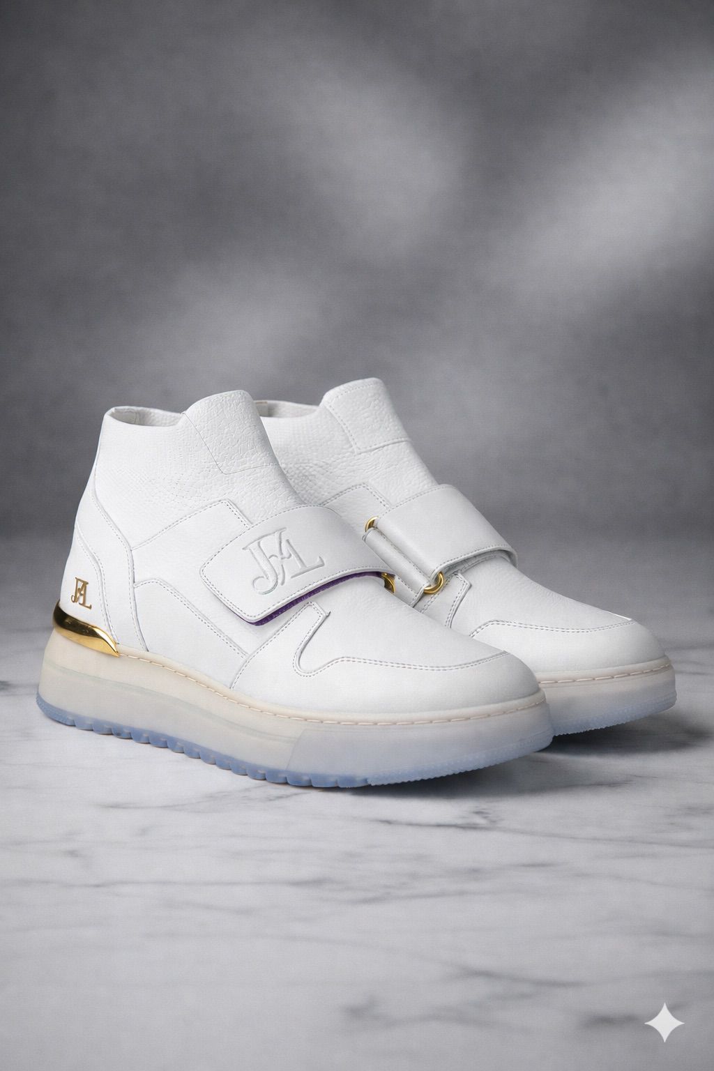 FL Signature Sneaker — Cuir Blanc